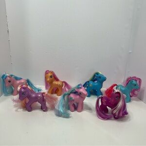 MY LITTLE PONY lot of 7 ponies mlp toys